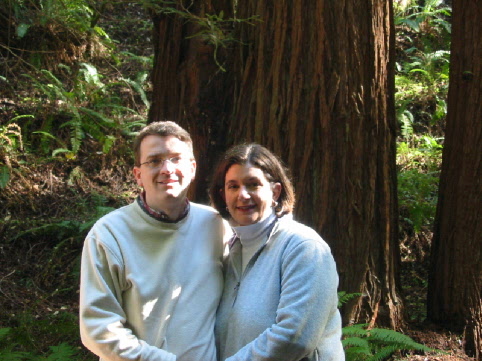 2003 February 1 Randy and Bethany at Muir Woods
